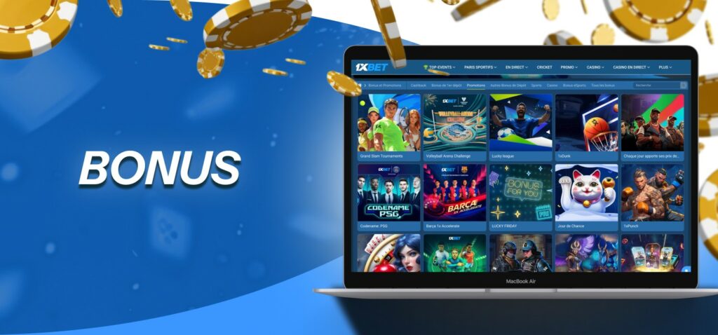 1xbet Bénin - Bonus d'inscription jusqu'à 250 000 XOF